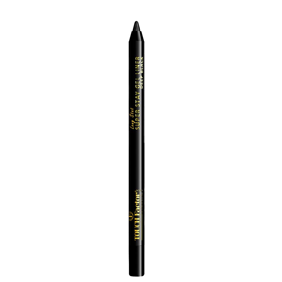 TOUCH FACTOR Waterproof Smoothening Eye Kajal Penci (Black), Matte