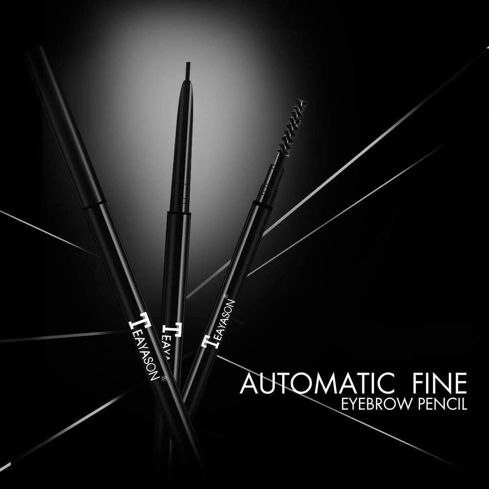 1.5mm ultra-fine eyebrow pencil automatic rotation eyebrow pencil,durable, sweat-proof and not easy to take off make-up, five colors available(02#Gray) - Pinky Cosmetics