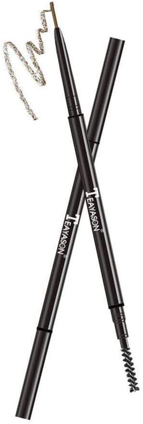 1.5mm ultra-fine eyebrow pencil automatic rotation eyebrow pencil,durable, sweat-proof and not easy to take off make-up, five colors available(02#Gray) - Pinky Cosmetics