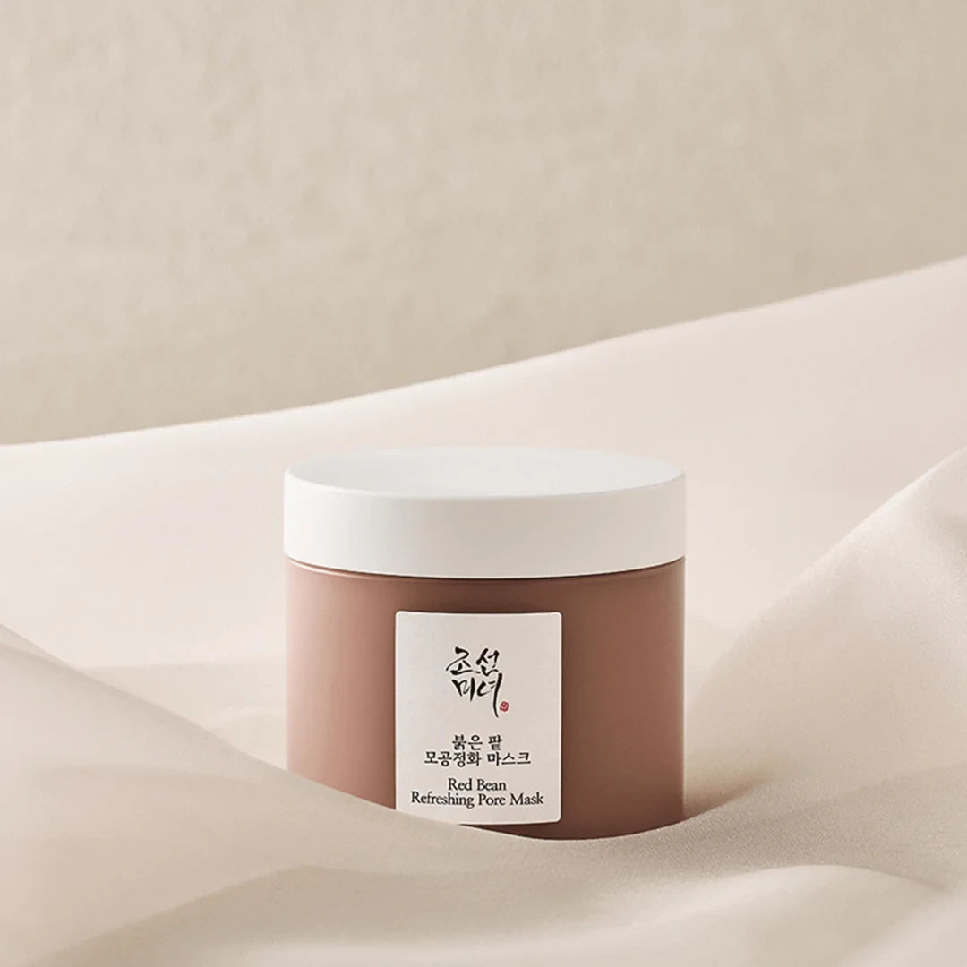 Beauty of Joseon skincare Red Bean Refreshing Face Mask in a stylish pink container