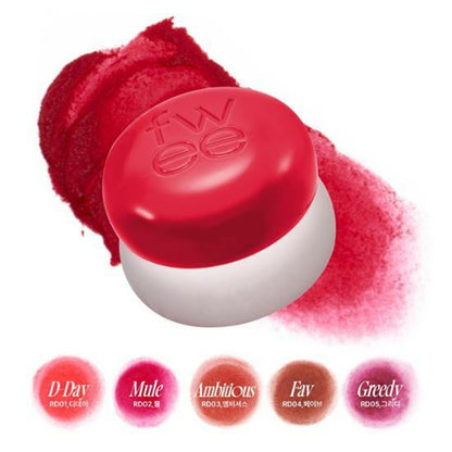 fwee - Lip&Cheek Blurry Pudding Pot - Pinky Cosmetics