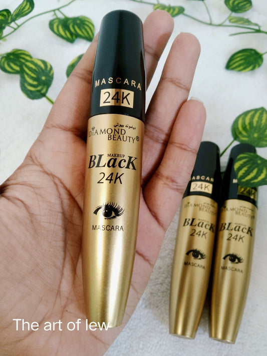 💎 Diamond Beauty 24K Mascara – Black