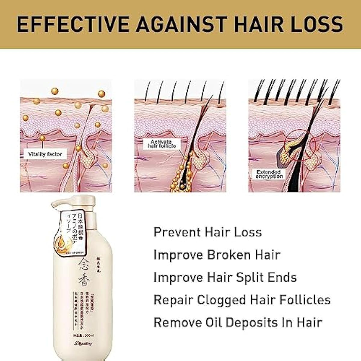 Sakura Japanese Hair Growth Shampoo & Conditioner Set