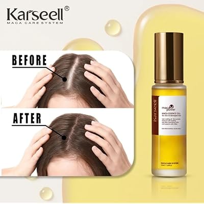 Karseell Hair Repair Set with Shampoo, Conditioner, and Maca Collagen Mask Plus Argan Oil for Dry Damaged Hair (52.39 fl oz), Multipack - Pinky Cosmetics