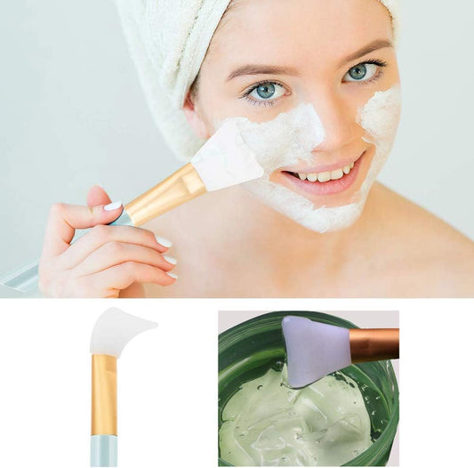 Silicone Face Mask Makeup Brushes, Facial Mask Brush Skin Care Beauty Tool Silicone Cosmetic Brush Mud Mask Brush DIY Makeup Tool (Multicolor)