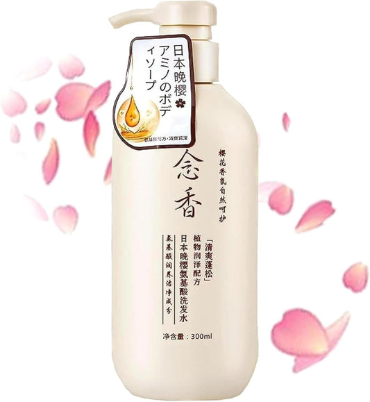 Japanese Shampoo, Hair Density Essential Shampoo, Repair Dry Damaged Hair, Japan's Evening Nianxiang Shampoo for Deeply Nourished Strong Hair