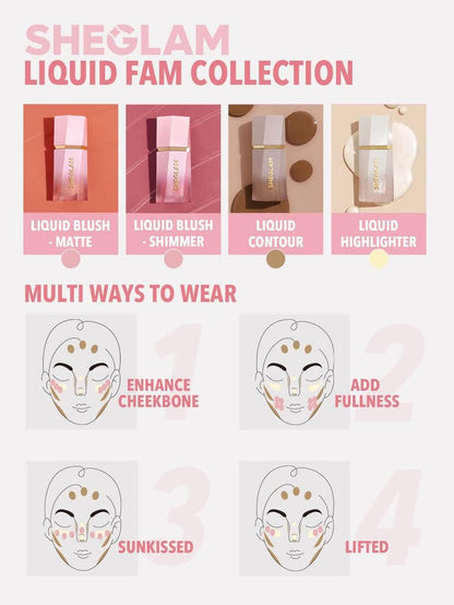 SHEGLAM Sun Sculpt Liquid Contour - Tea Cake (5.2ml) ✨🌿 - Pinky Cosmetics