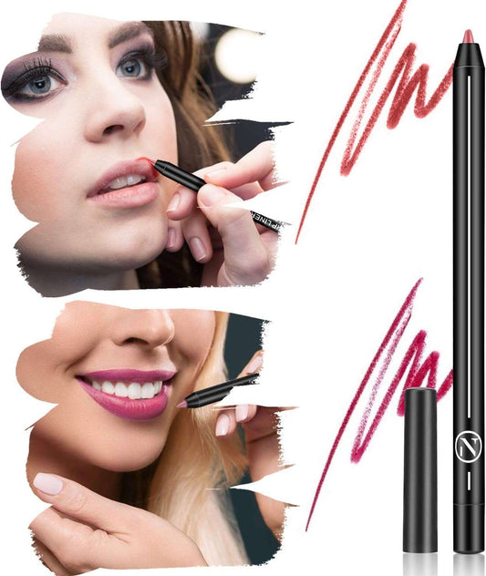 7 Colours Matte Lip Liner Set And 1PCS Concealer Pencil,Long Lasting Waterproof Make Up Lip Liners for Women with 1PCS Full Coverage Foundation Concealer for Eye Dark Circles Spot & Imperfections