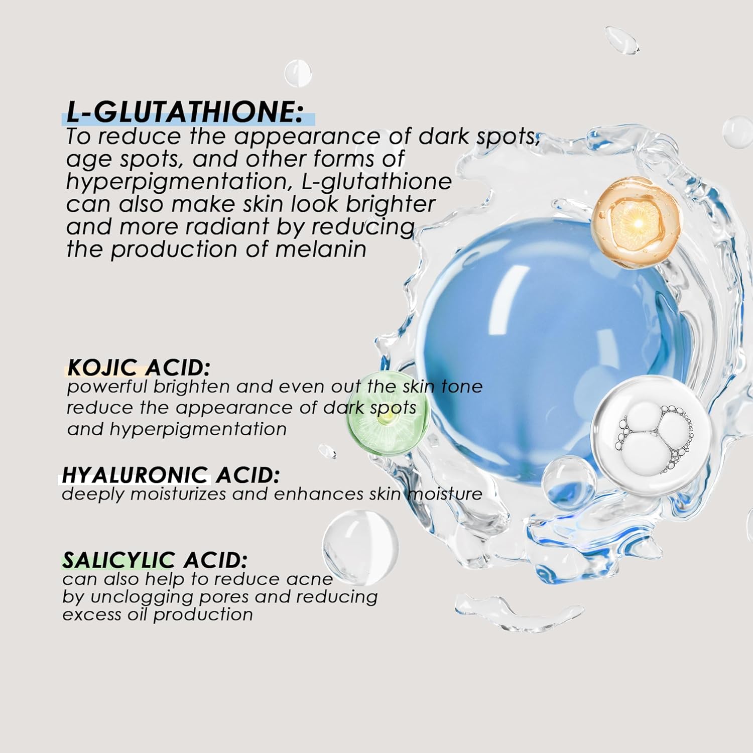 AA ALMOES L-Glutathione Serum – Brighten, Hydrate & Revitalize Your Skin ✨ - Pinky Cosmetics