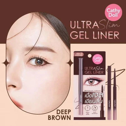 CATHY DOLL ULTRA SLIM GEL LINER 1.5mm 0.07g. Eye 1.5mm Liquid Eyeliner - Pinky Cosmetics