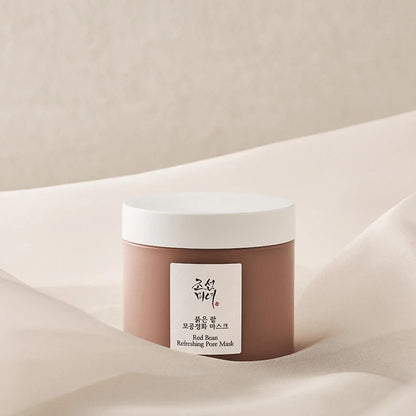 Beauty of Joseon skincare Red Bean Refreshing Face Mask in a stylish pink container