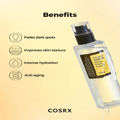Advanced Snail 96 Mucin Power Essence 100 ml for intense hydration and anti-aging benefits